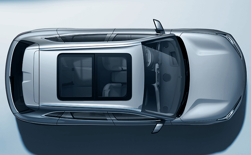 Techo panorámico y sunroof